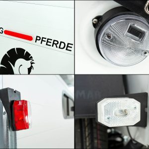 Cheval Liberte Przyczepa do koni GOLD 3 | Premium | Pullman 2 | z siodlarnią | szara - obrazek 9