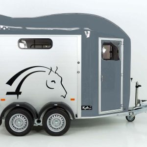 Cheval Liberte Przyczepa do koni GOLD 3 | Premium | Pullman 2 | z siodlarnią | szara - obrazek 13