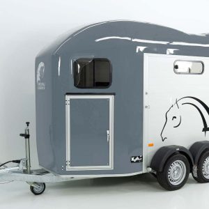 Cheval Liberte Przyczepa do koni GOLD 3 | Premium | Pullman 2 | z siodlarnią | szara - obrazek 15