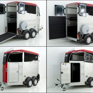 Ifor Williams Przyczepa do koni HBX403 | Przednie wyjście | nowy model | Czerwona - obrazek 16