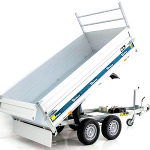 Debon wywrotka tylna 155x305cm 2,0t | Pompa elektryczna | Nadstawka - obrazek 6