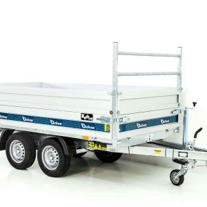 Debon wywrotka tylna 155x305cm 2,0t | Pompa elektryczna | Nadstawka - obrazek 1