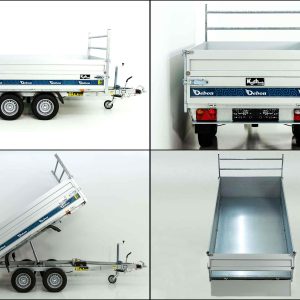 Debon wywrotka tylna 155x305cm 2,0t | Pompa elektryczna | Nadstawka - obrazek 13