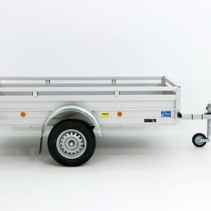 Przyczepa z plandeką 125x250cm 750kg | Typ U4 | Plandeka płaska Profi jasnoniebieska - obrazek 7