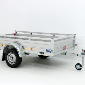 Przyczepa z plandeką 125x250cm 750kg | Typ U4 | Plandeka płaska Profi jasnoniebieska - obrazek 5