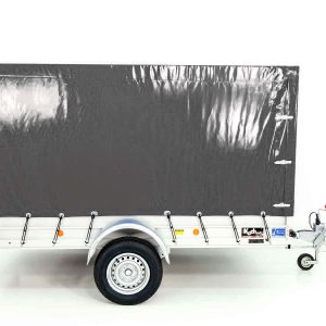 Przyczepa z plandeką 150x300cm 1300kg | Typ 7.13 | Wysoka plandeka 160cm - Antracyt - obrazek 5