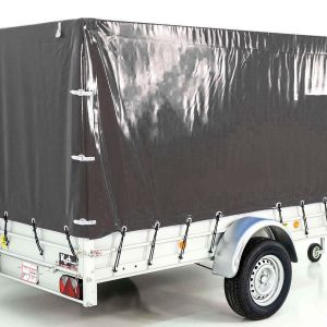 Przyczepa z plandeką 150x300cm 1300kg | Typ 7.13 | Wysoka plandeka 160cm - Antracyt - obrazek 6