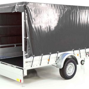 Przyczepa z plandeką 150x300cm 1300kg | Typ 7.13 | Wysoka plandeka 160cm - Antracyt - obrazek 9
