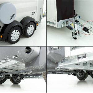Ifor Williams Przyczepa do koni HBX403 | Przednie wyjście | nowy model | Czarna - obrazek 7
