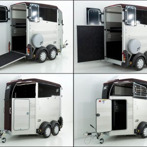 Ifor Williams Przyczepa do koni HBX403 | Przednie wyjście | nowy model | Czarna - obrazek 5