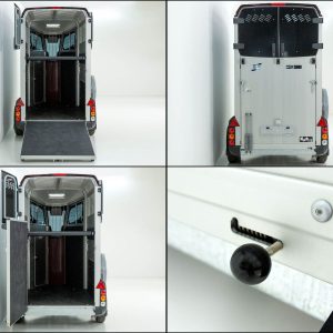 Ifor Williams Przyczepa do koni HBX403 | Przednie wyjście | nowy model | Czarna - obrazek 6