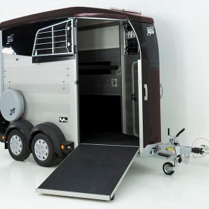 Ifor Williams Przyczepa do koni HBX403 | Przednie wyjście | nowy model | Czarna - obrazek 8