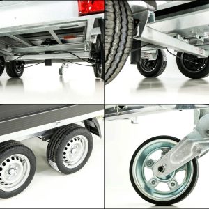 Debon Wywrotka trójstronna 180x324 3,5t | Black Edition | burty siatkowe - obrazek 8