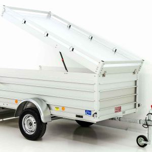Przyczepa skrzyniowa z pokrywą 105x205cm wysokość 50cm 1000kg | Typ B1000 - obrazek 3