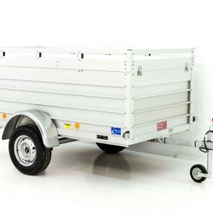 Przyczepa skrzyniowa z pokrywą 105x205cm wysokość 50cm 1000kg | Typ B1000 - obrazek 5