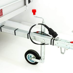 Przyczepa skrzyniowa z pokrywą 105x205cm wysokość 50cm 1000kg | Typ B1000 - obrazek 9