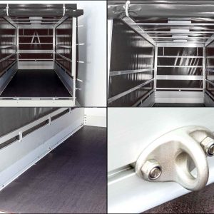 Przyczepa z plandeką 150x300cm 2600kg | Typ 7.26 | Plandeka 180 cm - Antracyt - obrazek 6