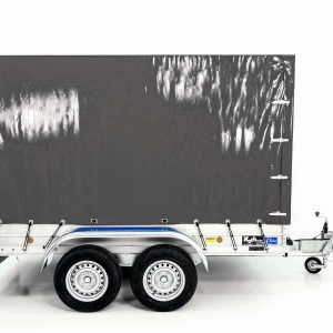 Przyczepa z plandeką 150x300cm 2600kg | Typ 7.26 | Plandeka 180 cm - Antracyt - obrazek 4