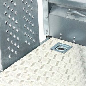 Ifor Williams Przyczepa do maszyn budowlanych GX105 157x303 2,7t | pojedyncze rampy | podłoga alu - obrazek 4