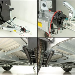 Cheval Liberte Przyczepa do koni Touring One 1,5 | Zawieszenie Pullman | Wyjście przednie | czarna - obrazek 5