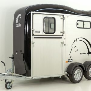 Cheval Liberte Przyczepa do koni Touring One 1,5 | Zawieszenie Pullman | Wyjście przednie | czarna - obrazek 11