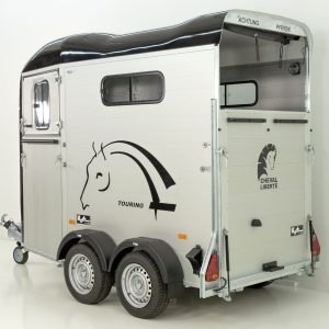 Cheval Liberte Przyczepa do koni Touring One 1,5 | Zawieszenie Pullman | Wyjście przednie | czarna - obrazek 12