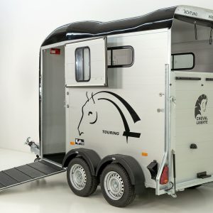Cheval Liberte Przyczepa do koni Touring One 1,5 | Zawieszenie Pullman | Wyjście przednie | czarna - obrazek 13