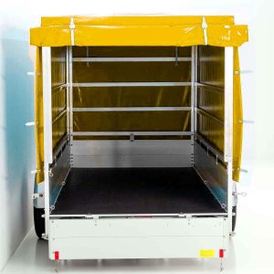 Przyczepa z plandeką 150x300cm 1300kg | Typ 7.13 | Wysoka plandeka 160cm - Żółta - obrazek 8