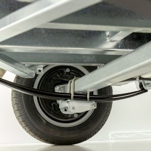 Variant wywrotka tylna 170x360cm 3,5t | Pompa elektryczna | Nadstawka siatkowa 80 cm - obrazek 12