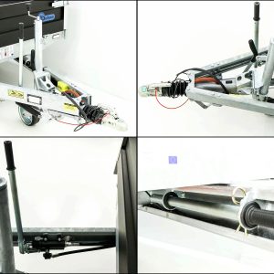 Debon Wywrotka trójstronna 180x324 3,5t | Black Edition | rampy | podpory - obrazek 10
