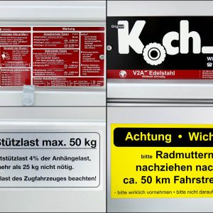 Przyczepa skrzyniowa z pokrywą 125x250cm wysokość 65cm 750kg | Typ U4 - obrazek 10