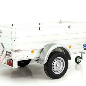 Przyczepa skrzyniowa z pokrywą 125x250cm wysokość 65cm 750kg | Typ U4 - obrazek 13