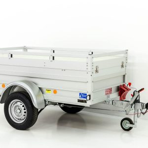 Przyczepa skrzyniowa z pokrywą 125x250cm wysokość 65cm 750kg | Typ U4 - obrazek 14