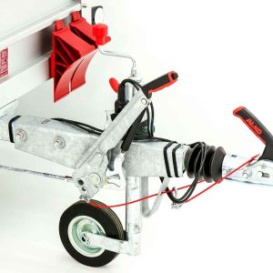 Przyczepa skrzyniowa z pokrywą 125x250cm wysokość 65cm 750kg | Typ U4 - obrazek 3