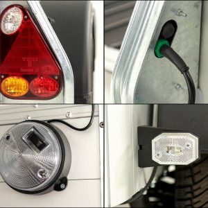 Cheval Liberte Przyczepa do koni Touring One 1,5 | Zawieszenie Pullman | Wyjście przednie | biała - obrazek 10