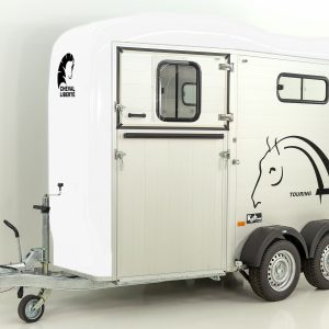 Cheval Liberte Przyczepa do koni Touring One 1,5 | Zawieszenie Pullman | Wyjście przednie | biała - obrazek 12