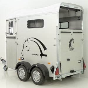 Cheval Liberte Przyczepa do koni Touring One 1,5 | Zawieszenie Pullman | Wyjście przednie | biała - obrazek 13