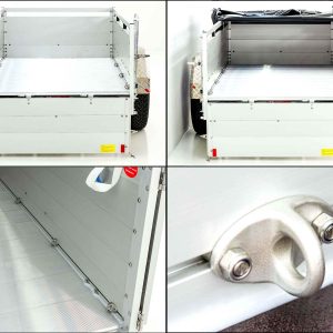 Przyczepa „CROSSLINE” 125x250cm 1300kg | Wys. 60cm | Alupodłoga | Typ 4.13 - obrazek 13