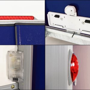 Ifor Williams Przyczepa do przewozu koni HB511 | Kombinacja tylnej klapy i drzwi | Niebieski - obrazek 10