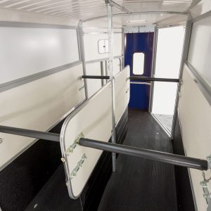 Ifor Williams Przyczepa do przewozu koni HB511 | Kombinacja tylnej klapy i drzwi | Niebieski - obrazek 13