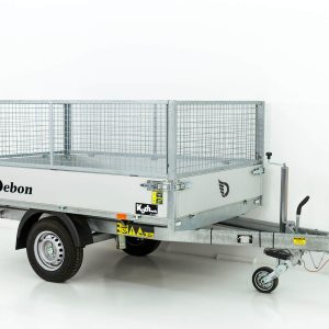 Debon wywrotka tylna DK 150x250cm 1,5t | Pompa elektryczna | Nadstawka siatkowa - obrazek 8