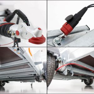 Vezeko Przyczepa opuszczana Tandem 162x345 cm 3,5 t - obrazek 8