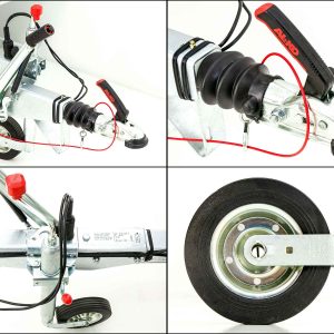 Przyczepa z pokrywą 150x250cm wys. 125cm 1300kg | Typ 6.13 | Drzwi boczne - obrazek 12