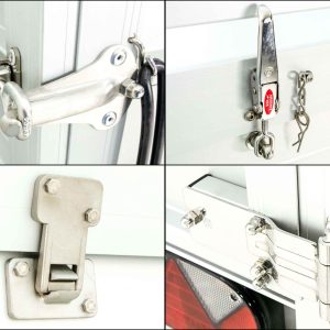 Przyczepa z pokrywą 150x250cm wys. 125cm 1300kg | Typ 6.13 | Drzwi boczne - obrazek 14