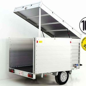 Przyczepa z pokrywą 150x250cm wys. 125cm 1300kg | Typ 6.13 | Drzwi boczne - obrazek 1