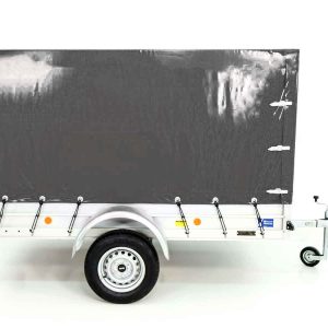 Przyczepa z plandeką 125x250cm 750kg | Typ U4 | Plandeka wysoka 140 cm Profi antracytowa - obrazek 4