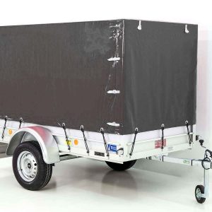 Przyczepa z plandeką 125x250cm 750kg | Typ U4 | Plandeka wysoka 140 cm Profi antracytowa - obrazek 7