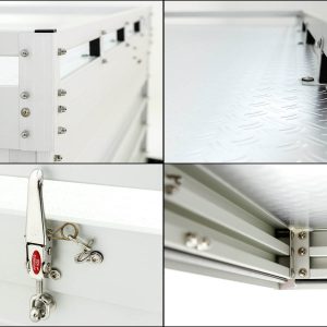 Przyczepa skrzyniowa z pokrywą 125x250cm 750kg | wysokość 50cm Typ U4 - obrazek 12