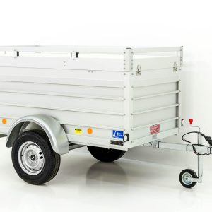 Przyczepa skrzyniowa z pokrywą 125x250cm 750kg | wysokość 50cm Typ U4 - obrazek 7