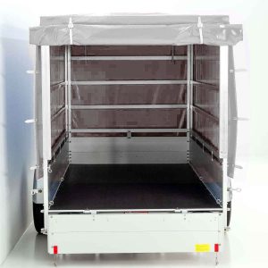 Przyczepa Koch z plandeką 150x300cm 1300kg | Typ 7.13 | Wysoka plandeka 160cm - Srebrna - obrazek 2